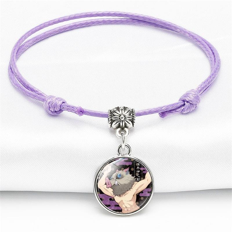 Anime Time Gem Bracelet Adjustable Woven Wristband Classic Series Themed Accessory