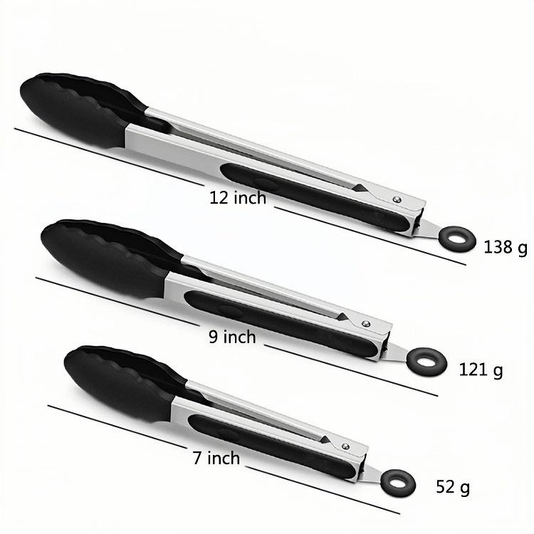 Korean BBQ Stainless Steel Tongs for Grilling