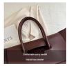 Korean Style 2024 Women's Large Capacity Textured Crossbody Handbag - Trendy Business Commute Tote