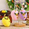 Egg Easter Foam Pendant With Diy Woven Design Festive Venue Decorations Setup