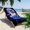 The Spurs Print Beach Towel, Large Soft Quick Dry Towel for Beach Camping Swimming