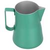 Stainless Steel Coffee Milk Cup Frothing Pitcher Jug Latte Art for Home Coffee UseGreen 550ml
