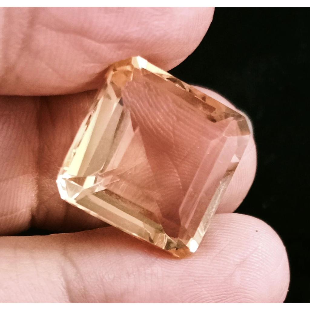 Morganite Madagascar Natural 10-12 Ct Square Cut Beautiful Certified Gemstone