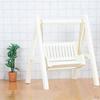 /12 Exquisite Miniature Wooden Porch Swing for Garden Doll Craft Kids Pretend Play Toy