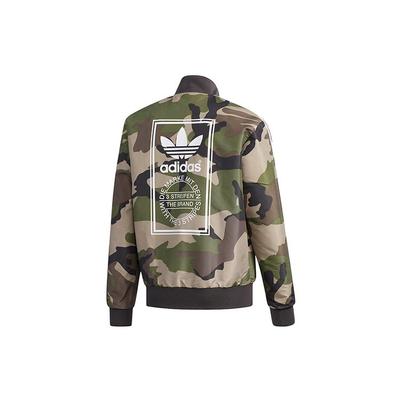 Originals Trefoil Reversible Camo Jacket Men Jackets Graphite-Black DX4219