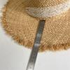 UV Protection Beach Hat Ribbon Weave Straw Cap Casual Sun Protection Cap  Vacation