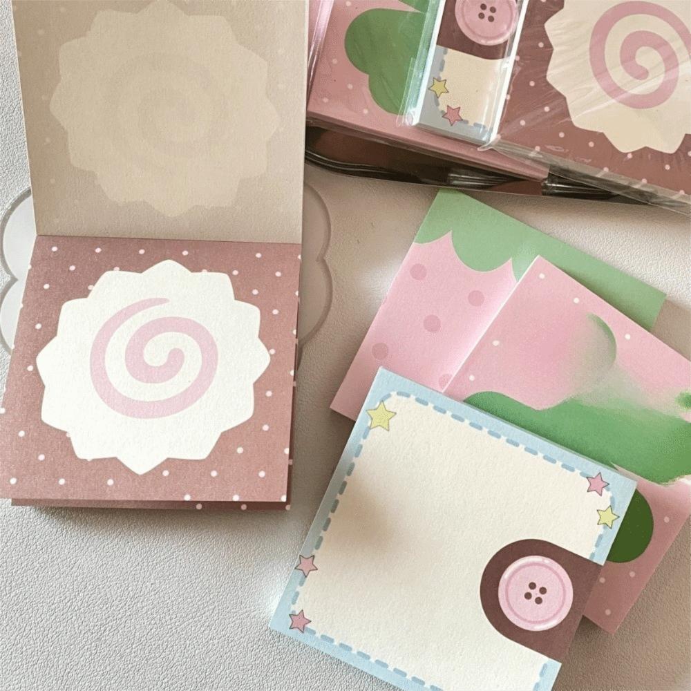 Fish Cake Memo Pad 50 Sheets Leave Message Paper Cute Pocket Notebook  Students