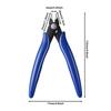 Pliers Carbon Steel Pliers Electrical Wire Cable Cutters Cutting Side Snips Flush Pliers Nipper Home Hand Tools Blue