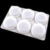 6 Holes Silicone Soap Mold Flat Bottom Soap Making Mold Round Silicone Mold  Cake Decorating