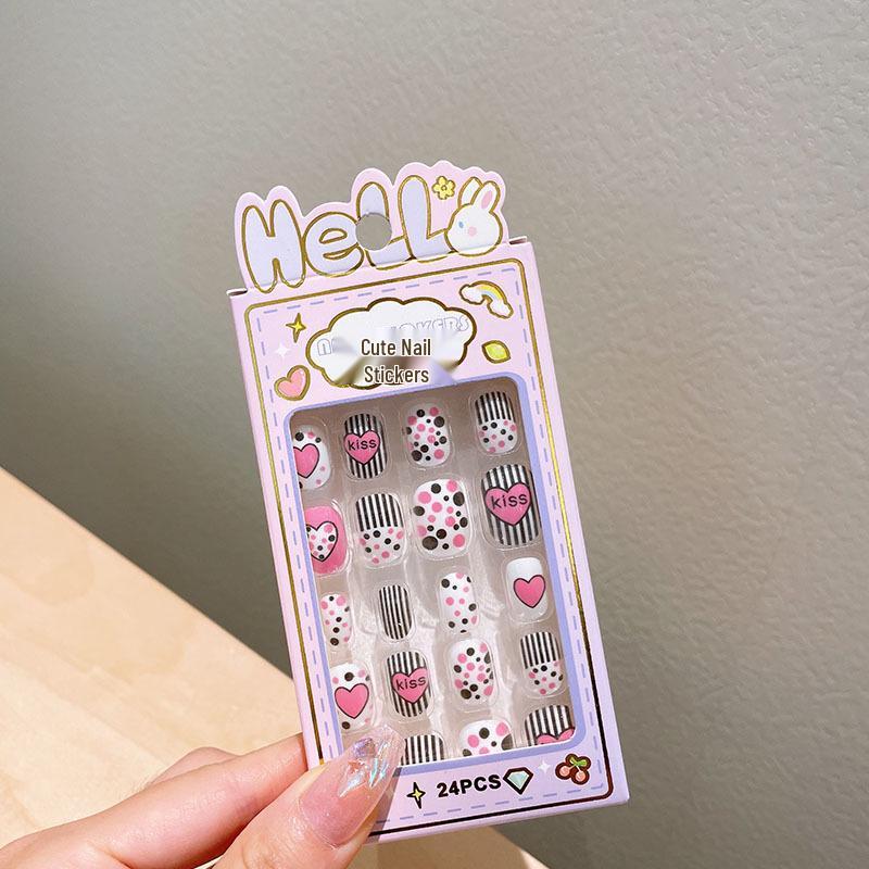 

Мультяшные наклейки на ногти для девочек Звезда , Маленькая лошадка - Съемные и самоклеящиеся