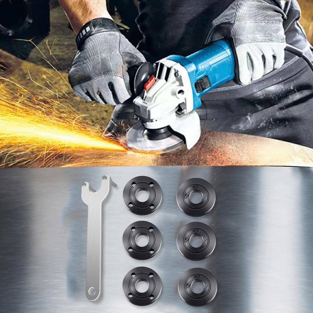 7pcs Wrench Set Angle Grinder Tools Adjustable Wrench Features Easy Removal Design Enhanced Polishing Capability