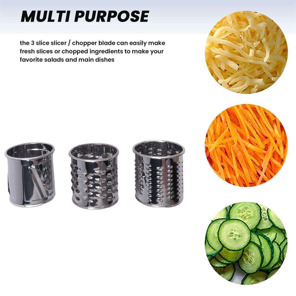 2025+Vegetable Slicer Shredder Cheese Grater for Stand Mixer Attachment Slicing Shredding Accessories