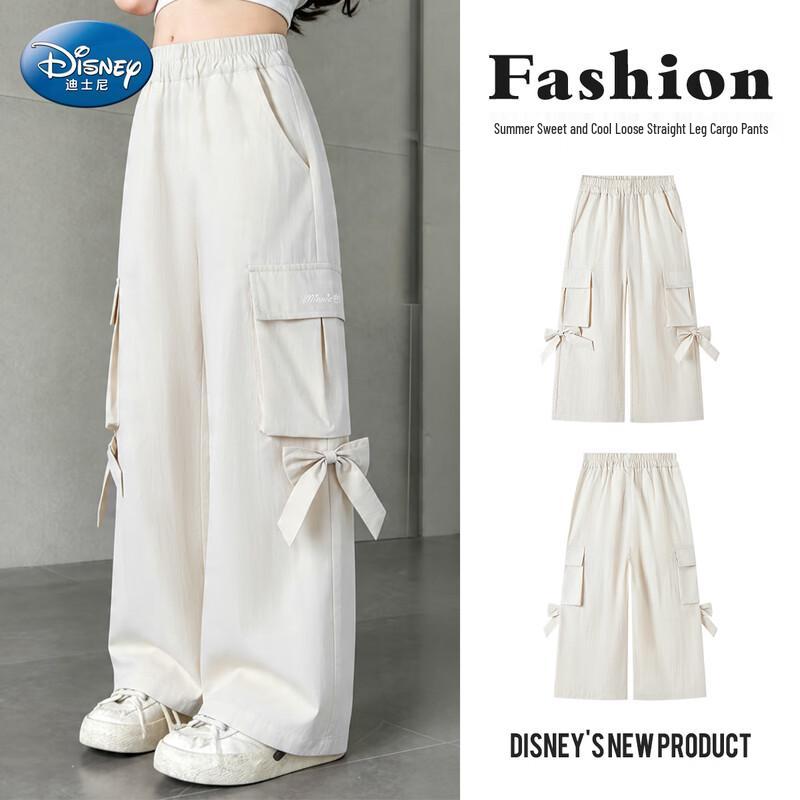 Disney Girls  Bow Wide-Leg Cargo Pants 130