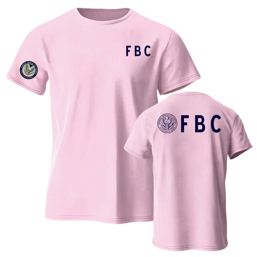 Unisex Streetwear FBC Federal Bureau of Control Tee Short Sleeve Loose O-neck T-shirt Fashion Summer Casual Male Tshirts Merch