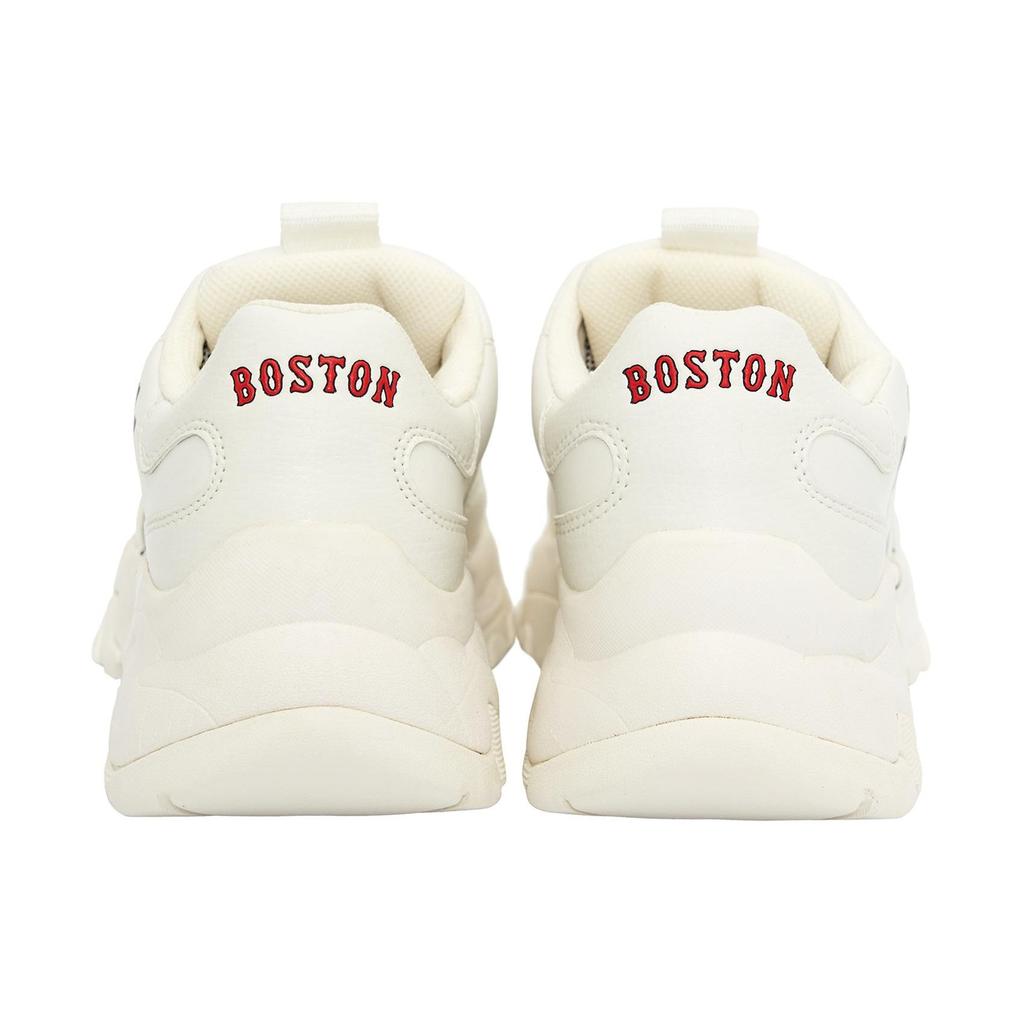 MLB Big Ball Chunky Boston Red Sox Fabric Leather Casual Shock Absorbing Non-Slip Wear-Resistant Breathable Low-Top Dad Shoes 32SHCE111-43I