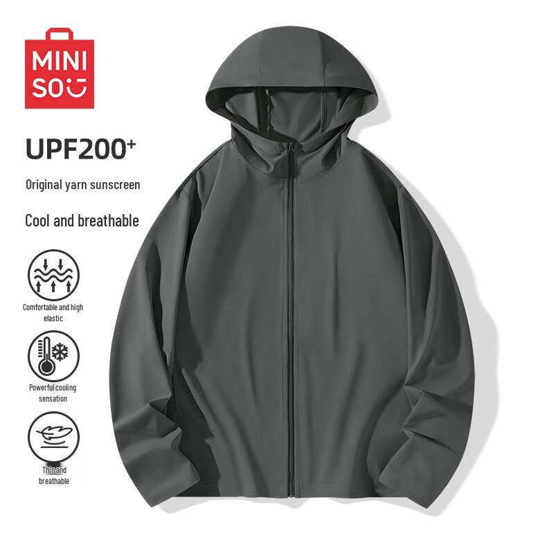 MINISO 2025 Summer Cooling Ice Silk UV Protection Sun Shirt UPF200+
