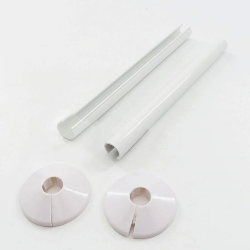 Plastic Decorative Covers Radiator Pipe Cover Water Guard Sleeves for House Kitchen Bathroom Radiator Accessories