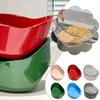 1PCS Vegetable Sink Drain Basket Rice Washing Colander For Home Kitchen Efficient Cleaning Draining Mesh Filters Impurities Tool