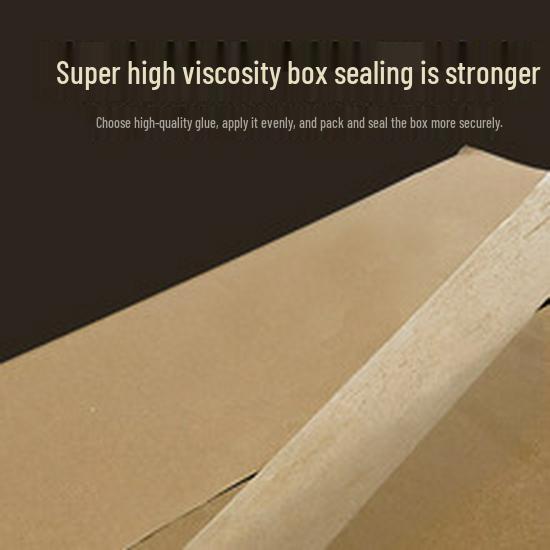 High Viscosity Transparent Tape for Packaging and Student Use - Large Size, Thick Sealing