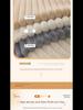 Thick Plush Striped Winter Sofa Cushion - Non-Slip, Soft, Imitation Rabbit Fur