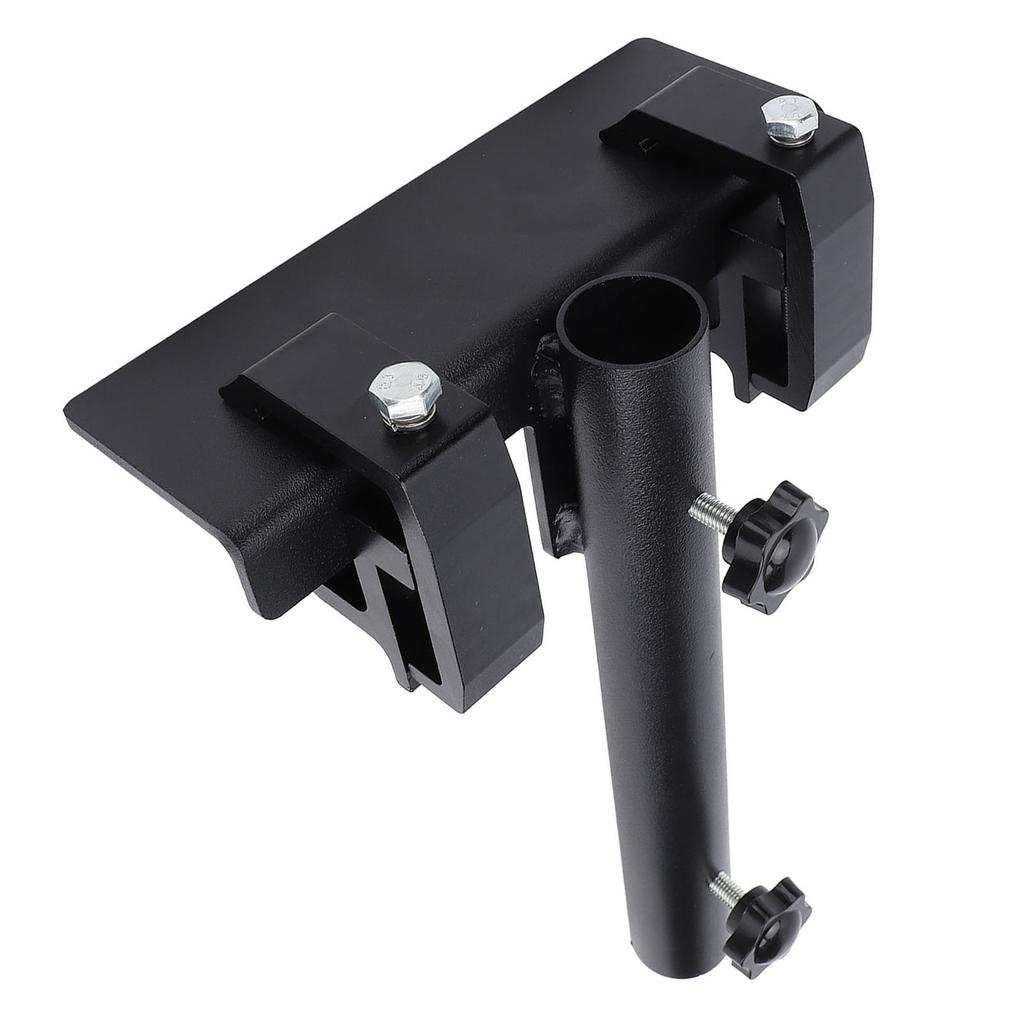 Side Flag Pole Mount Kit Iron Rusting Proof Flagpole Holder with Knob Screws for Truck Pickup Trailer 0.8 to 1.5in Flag Pole