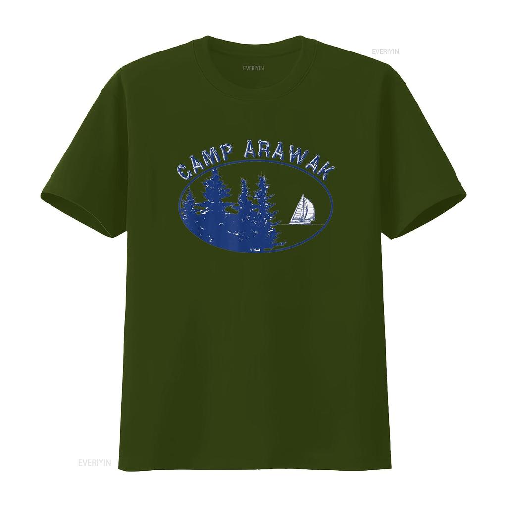 Camp Arawak T Shirt Retro Summer vintage Washed homme Soft Casual Unisex designer clothes fashion Versatile Slightly streetwear
