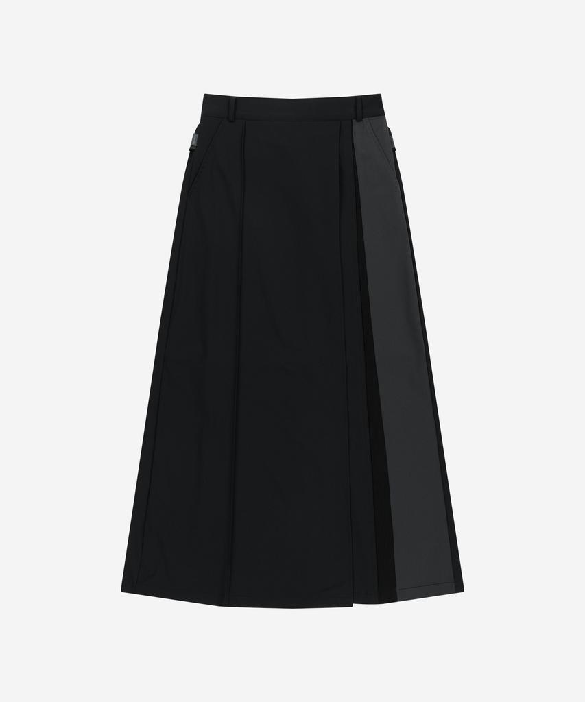 NODE LABS Dev:7 Wrap Long Skirt_Black
