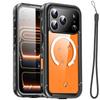 Plongée Natation Sous-marin pour IPhone 17 Air 17e 16e 16 15 Plus 14 13 Pro Max Étui Étanche IP68 Anti-poussière Couvercle Magnétique Transparent