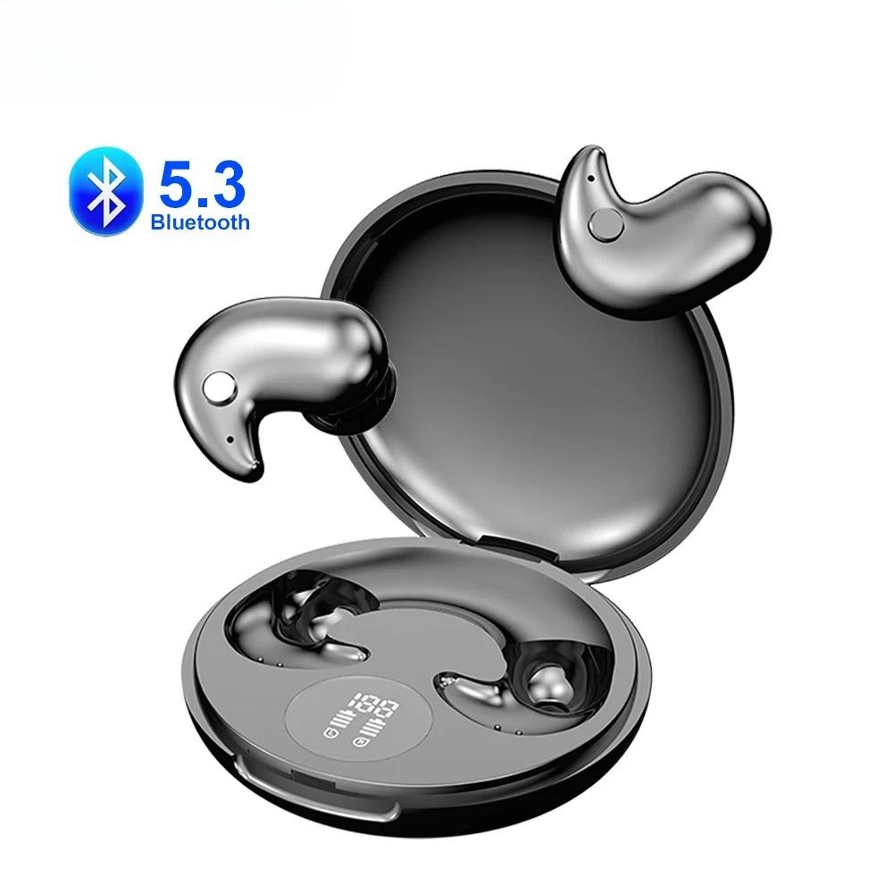 Bluetooth 5.3 Earphones Invisible Sleep Earbuds Wireless In-ear Headphones HiFi Stereo Noise Reduction Hedsets for Huawei