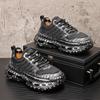 Fashion Men's Dad Shoes, Breathable Sports Shoes, Retro Height-increasing Tire Soles, Light Luxury and Fashionable Casual Shoes  B29