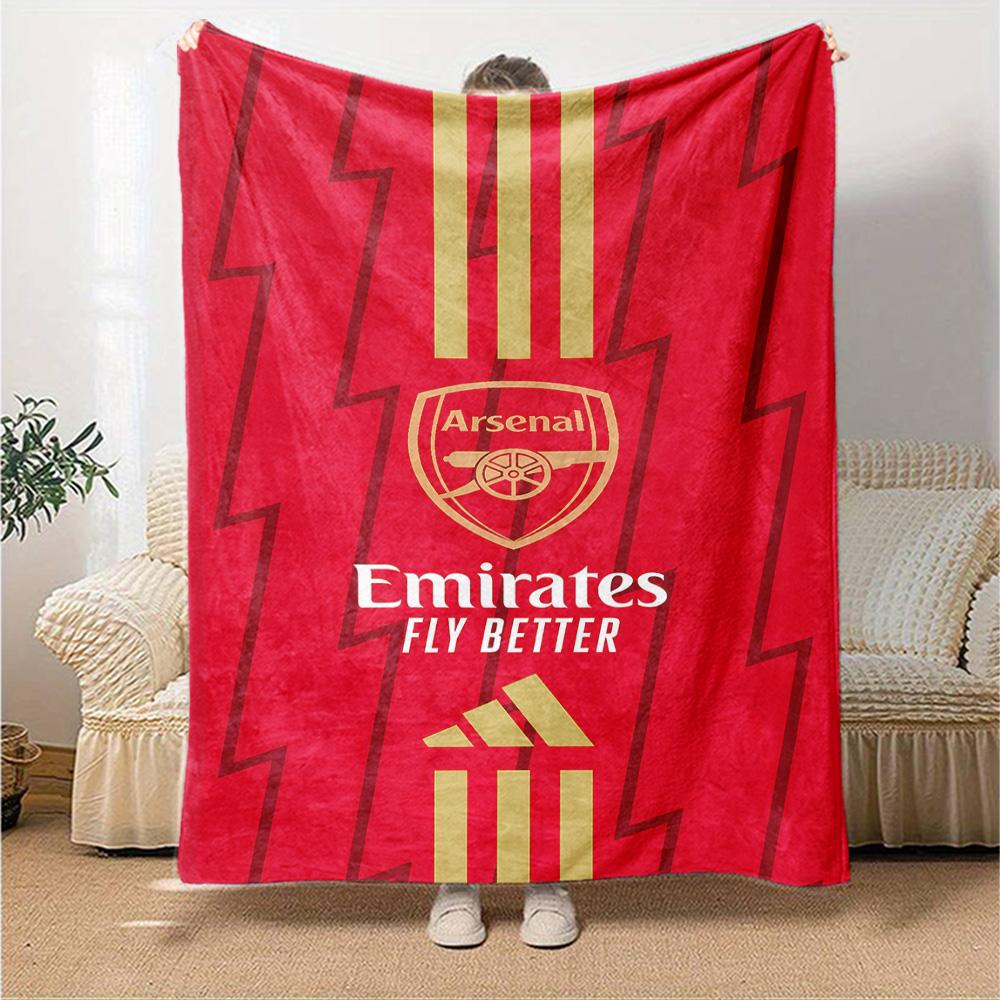 Arsenal Blanket Soft Warm Cozy Suitable for Chair Picnics Bedding for All Seasons Digital Print Unique Gift for Family and Friends Camping