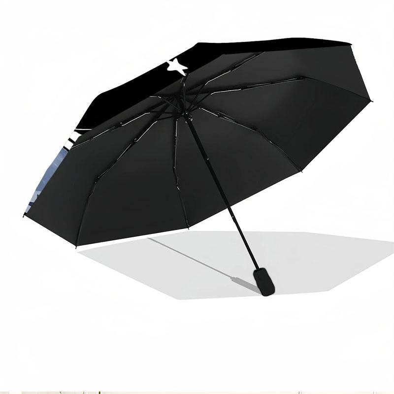Snoopy Print Automatic Open Close Umbrella, Portable Foldable Umbrella, for Outdoor Commute Camping Trip, Ideal Birthday Gift