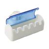 Creative Home Dust-proof Suction Cup 5 Toothbrush Holder Wall Mounted Stand