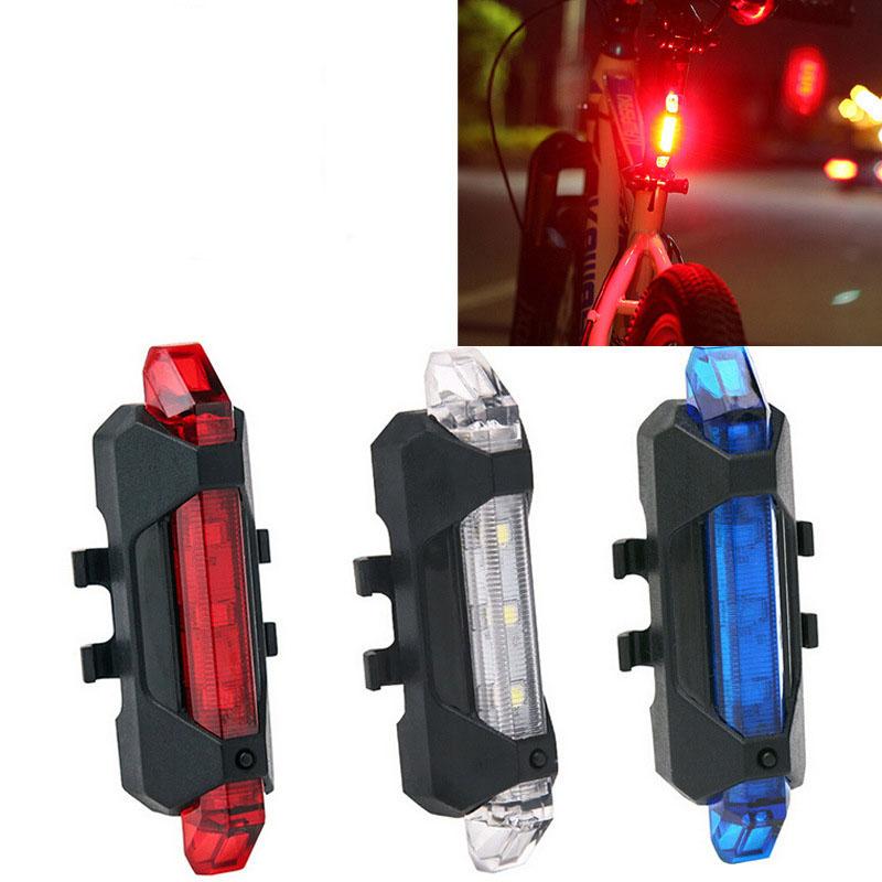 Bicycle USB Charging Headlight Mountain Bike Riding Equipment Bike Light Waterproof Cycling Safety WarningTaillight Accessories