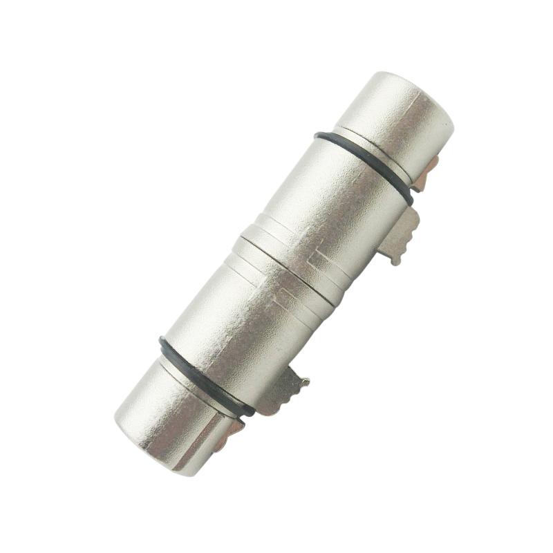 1Pcs Mic Barrel Extension Converter Xlr Female To Female 3Pin Connector For Microphone Stereo Mixer Xlr Female To Female Adapter