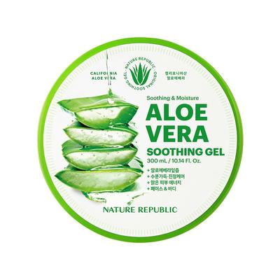 Calmante y Humectante Aloe Vera 92% Gel Calmante 300ml (Tarro)