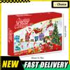 Christmas Countdown Calendar 24 Pcs Metal & Plastic and Wooden Puzzle Fun Challenge Christmas Advent Calendar for Adults Kids