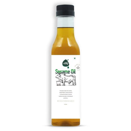 

Vedika Organics Масло черного кунжута, прессованное из древесины, 1 литр Нерафинированное Kacchi Ghani kolhu 100% чистое натуральное масло экстра-класса холодного отжима для приготовления пищи |