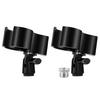 Microphone Clip Adjustable Mic Clip for Microphones with Outer Diameter Range 1.26" from 2.36" for Stage Church Studio