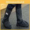 High Top Waterproof Motorcycle Rain Shoe Covers For Men And Women Thick Non-slip Design