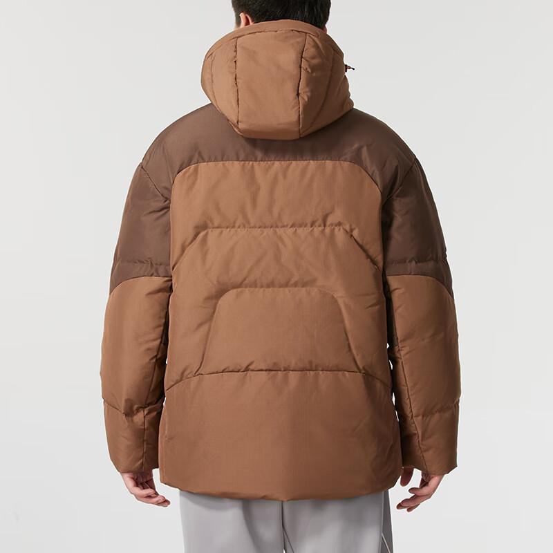 Puma Fashionable Windproof Warm Casual Hooded Down Jacket Men Jackets Brown 629739-66