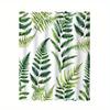 1pc Green Leaf Shower Curtain High Quality Polyester Fabric Vintage Country Style Waterproof Bathroom Decor Easy to Wash