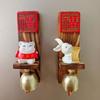 Cute Wooden Door Bell Door Opening Delightful Sound Fridge Magnet Magnetic Japanese Style Wind Chime Fridge