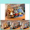 Adorable Tom And Jerry Rubber Keychain Cartoon Character Keyring For Boys And Girls