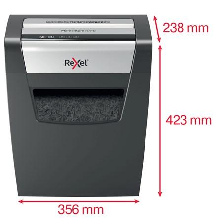 Rexel Momentum X410 Aktenvernichter, 10 Blatt, 23l Behälter