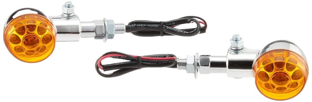 Fahrradteile Center LED Blinker, Revolver-Typ, Satz links und rechts, Universal, Orange, 313806
