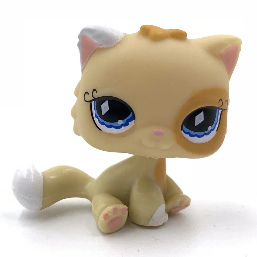 Rare Littlest Pet Shop Lps Toy Toy Mini Stands Short Hair Kitten Old Figures Collection Al Bobble Head Toy