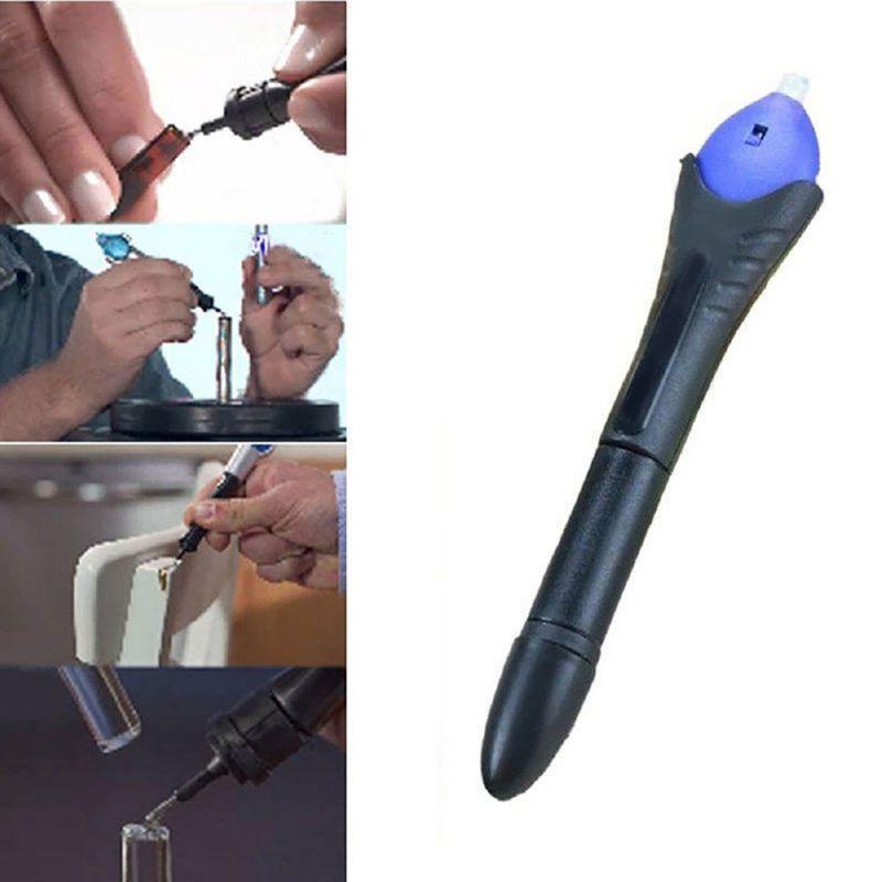 1PC 5 Second Fix UV Light Repair Tool With Glue Super Powered Liquid Plastic