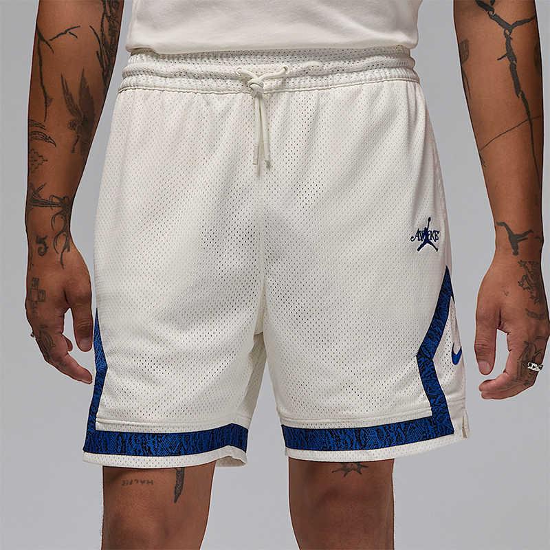 Jordan X Awake NY Diamond Collaboration Sail Lace-Up Comfortable Versatile Casual Shorts Men Shorts Beige FQ5450-134