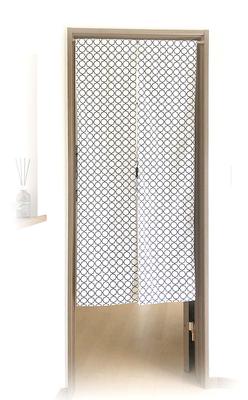 Antibacterial and Antiviral Small Window Curtains, Moroccan Pattern, 35 X 150 Cm, Set of 2 (Ivory, C134)